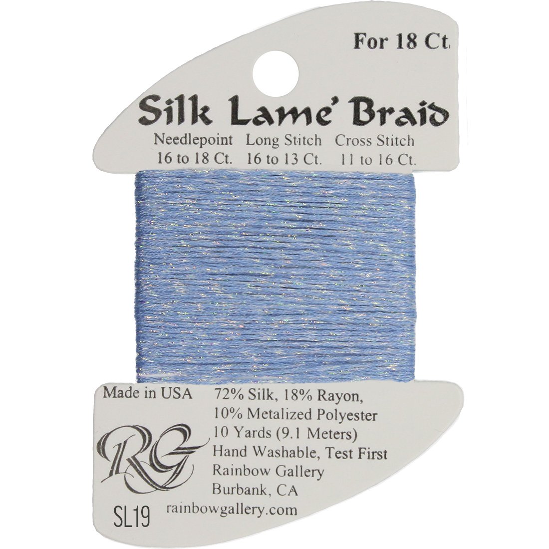 Silk Lame Braid 18 ct.,  Group 1