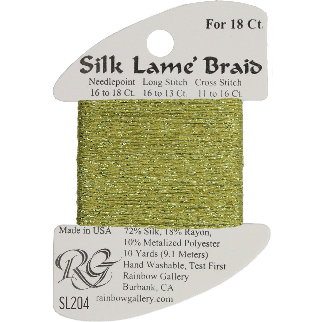 Silk Lame Braid 18 ct., Group 3