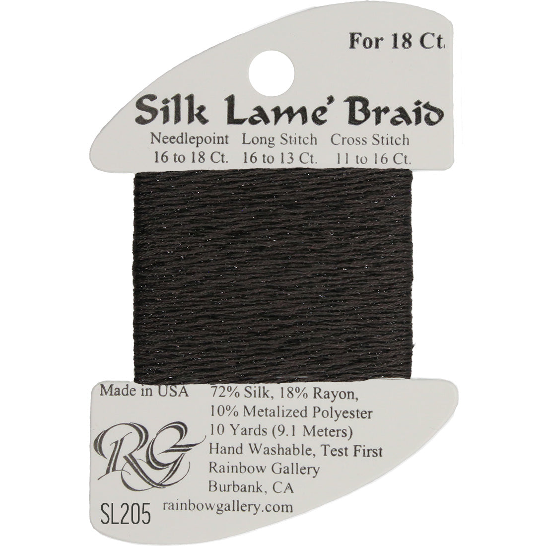 Silk Lame Braid 18 ct., Group 3