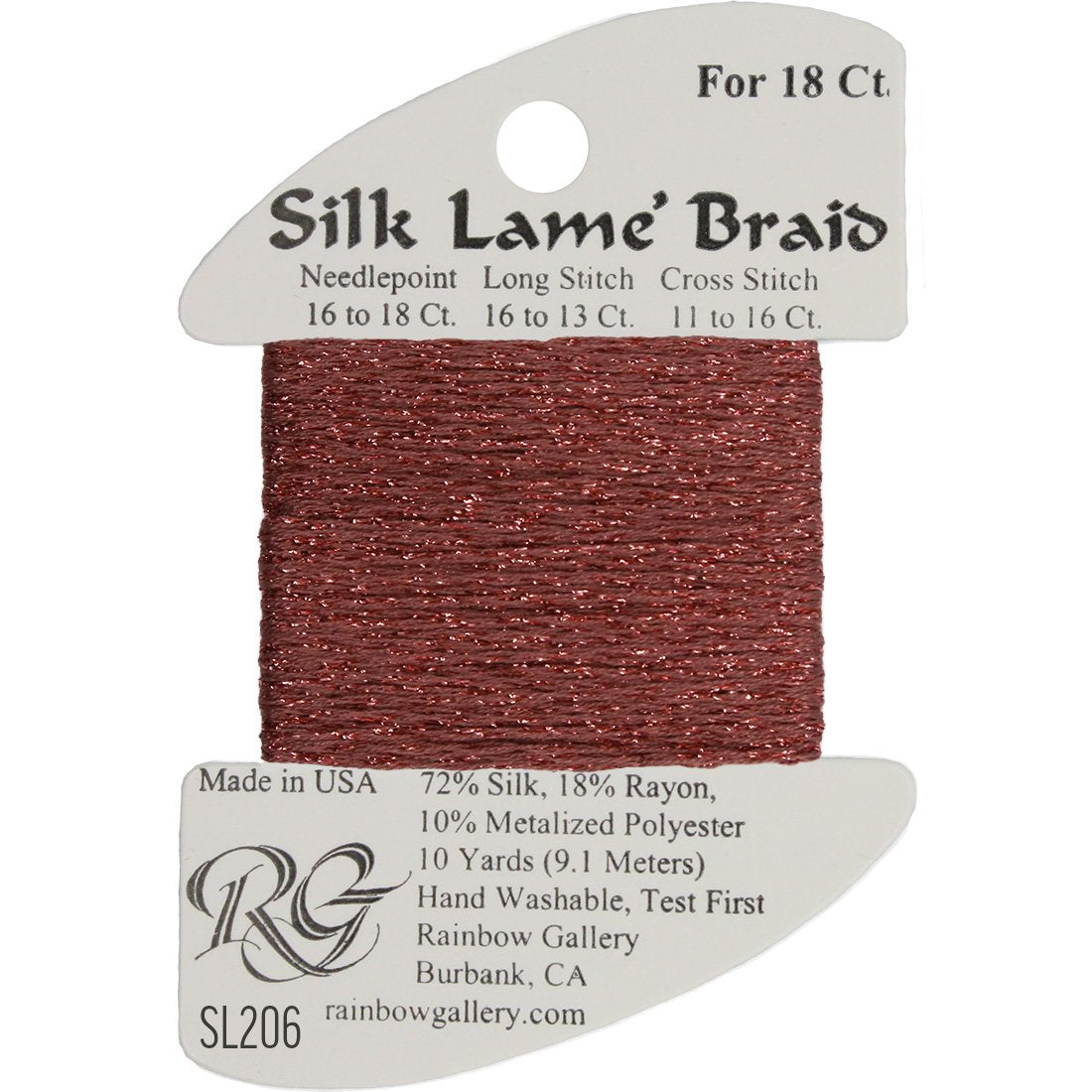 Silk Lame Braid 18 ct., Group 3