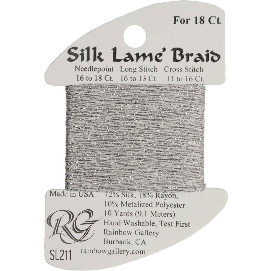 Silk Lame Braid 18 ct., Group 3