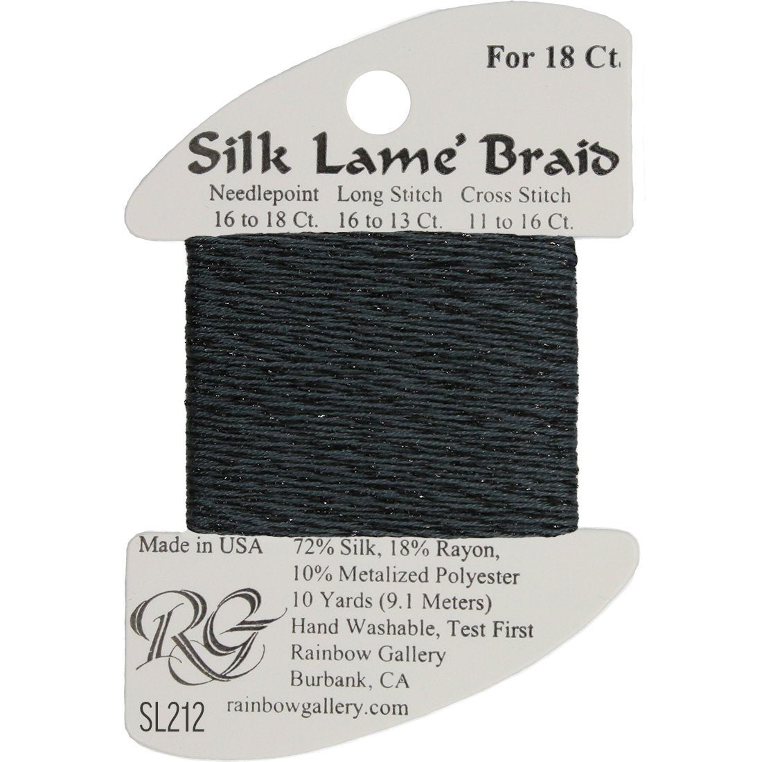 Silk Lame Braid 18 ct., Group 3