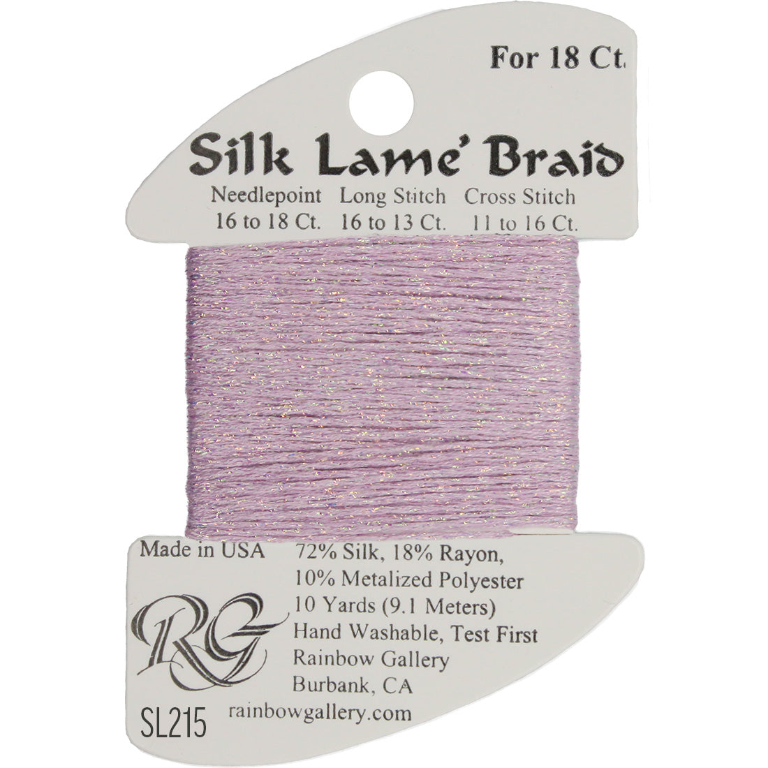 Silk Lame Braid 18 ct., Group 3