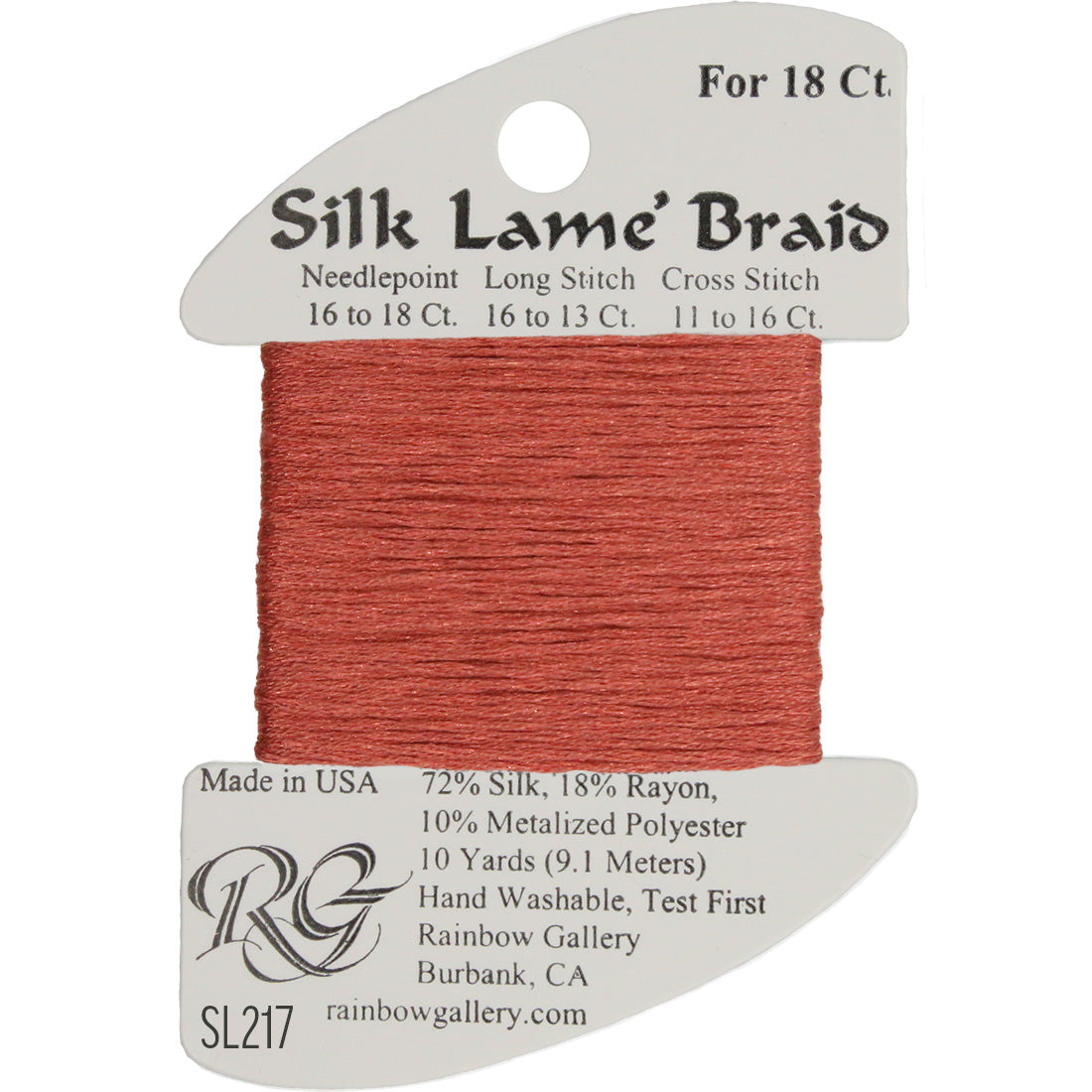 Silk Lame Braid 18 ct., Group 3