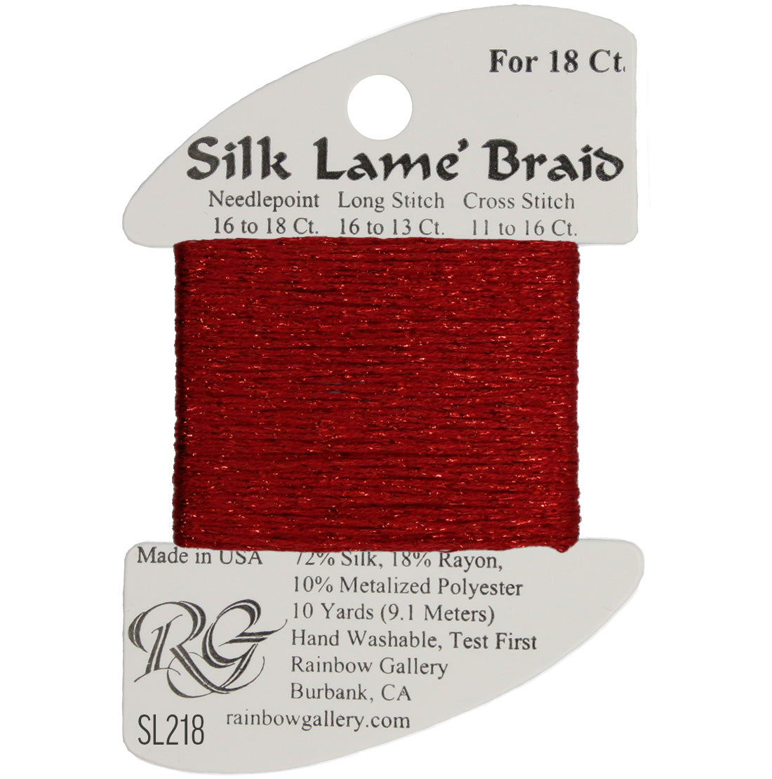 Silk Lame Braid 18 ct., Group 3