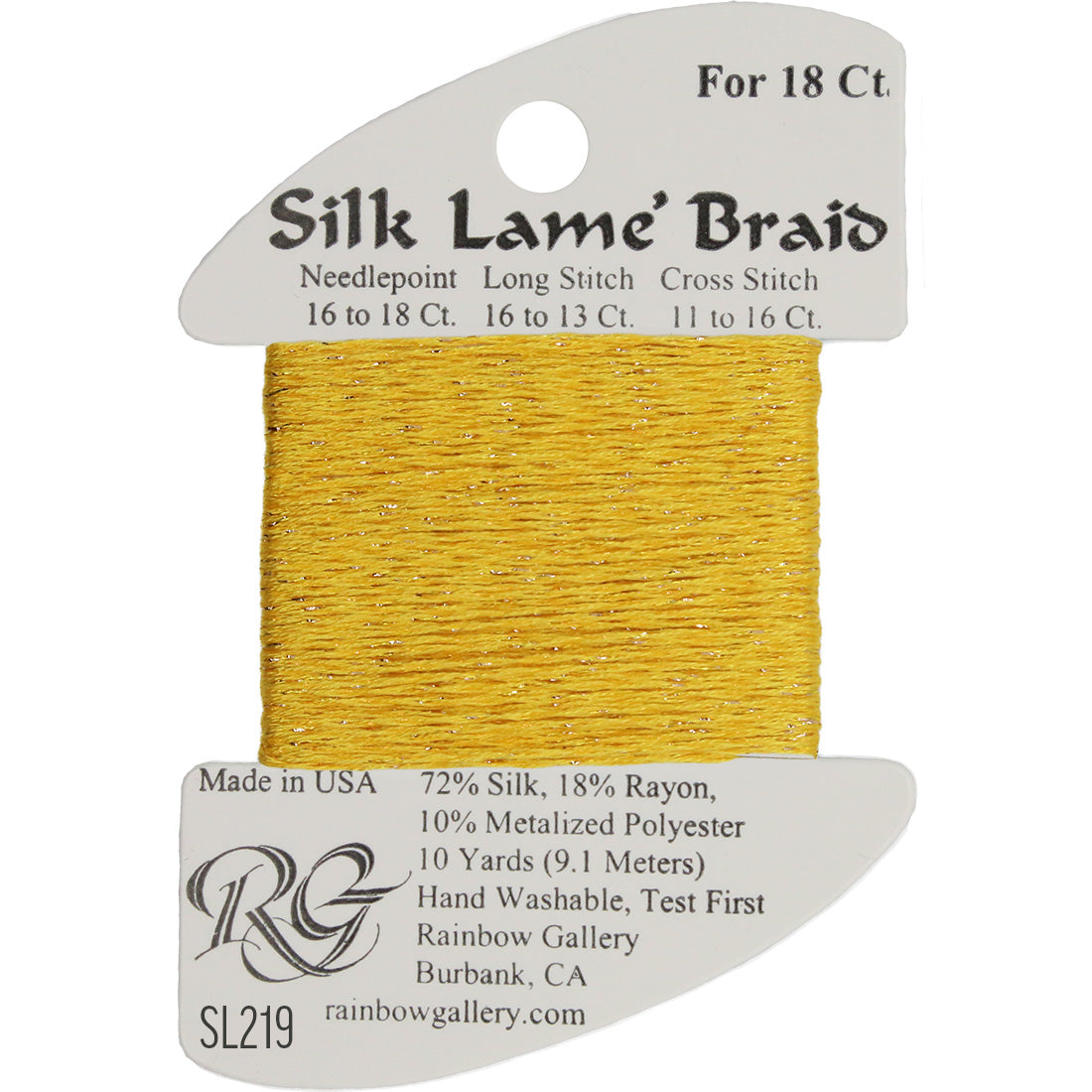 Silk Lame Braid 18 ct., Group 3