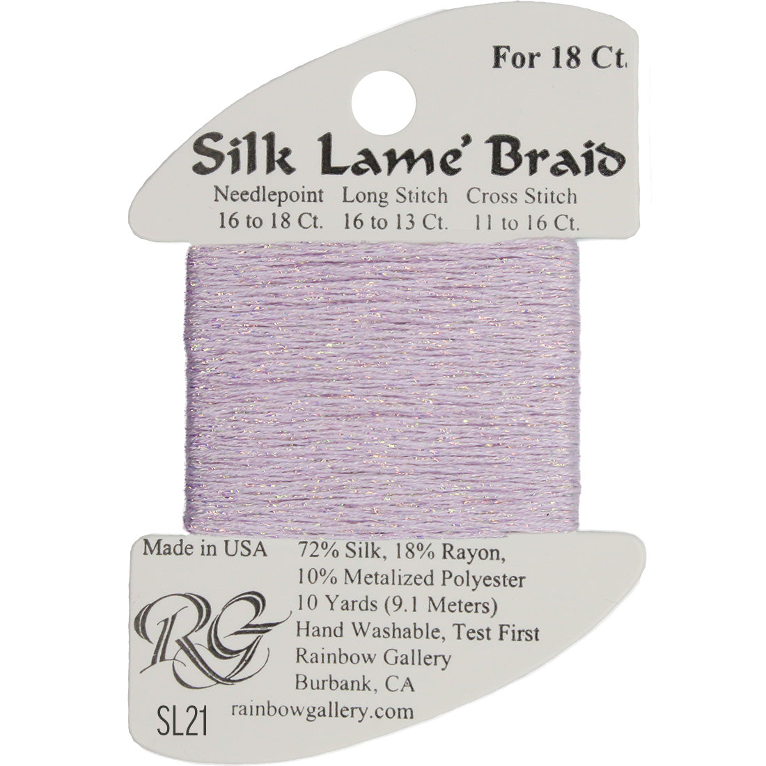 Silk Lame Braid 18 ct.,  Group 1