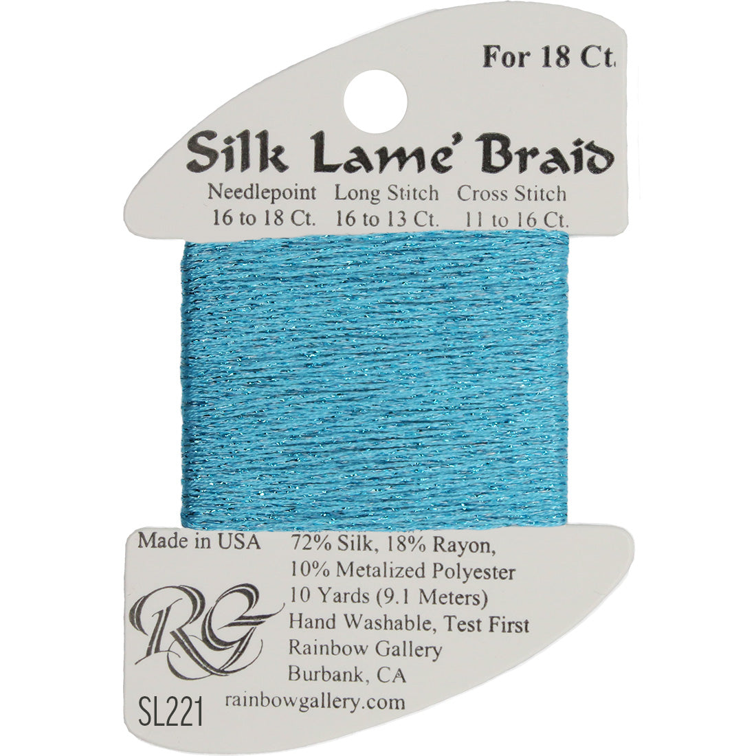 Silk Lame Braid 18 ct., Group 3
