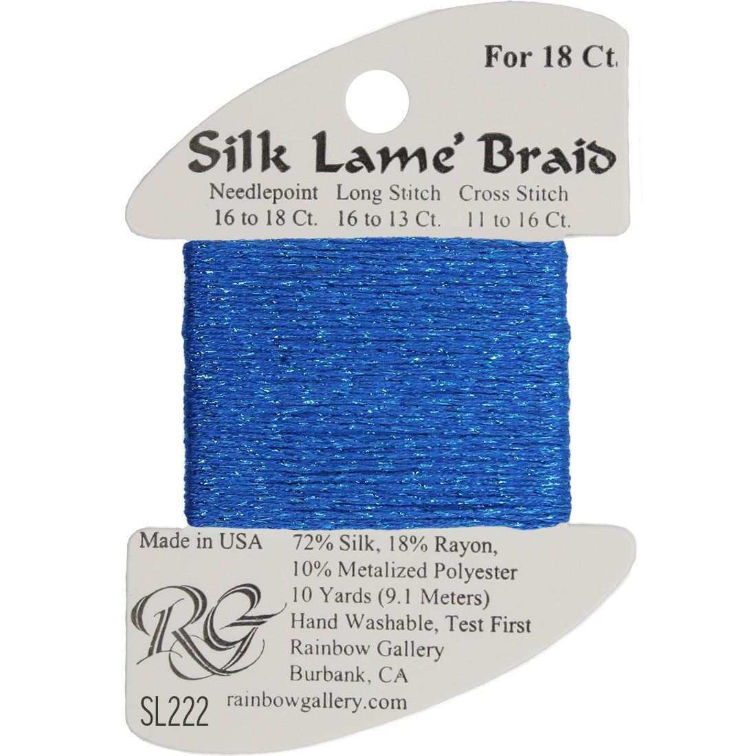 Silk Lame Braid 18 ct., Group 3