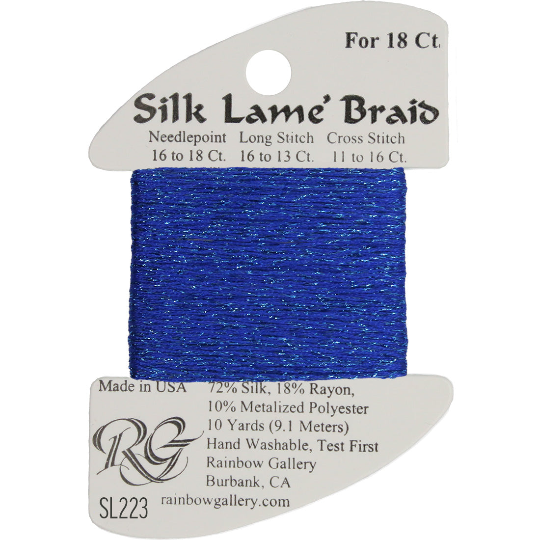 Silk Lame Braid 18 ct., Group 3