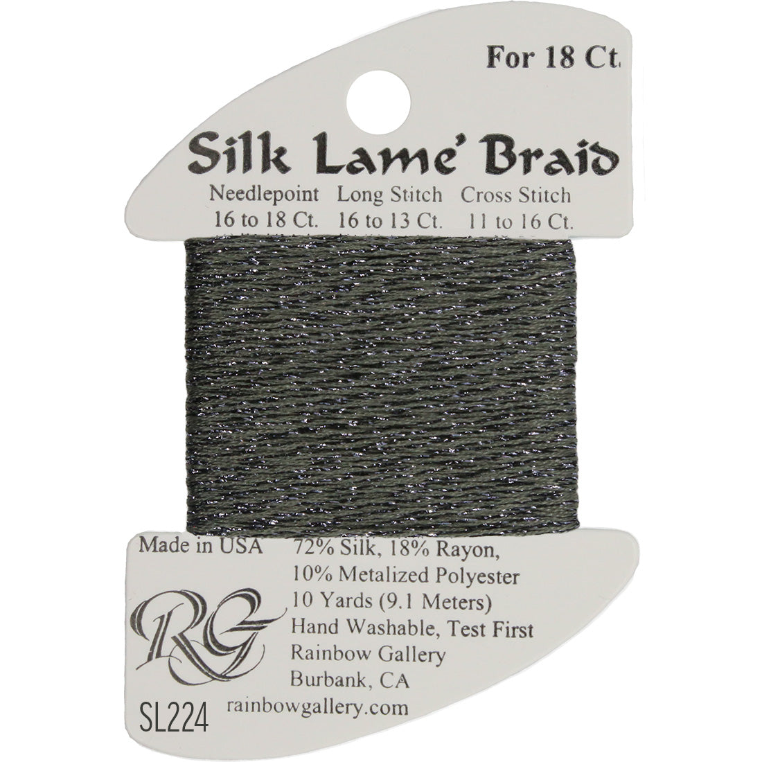 Silk Lame Braid 18 ct., Group 3