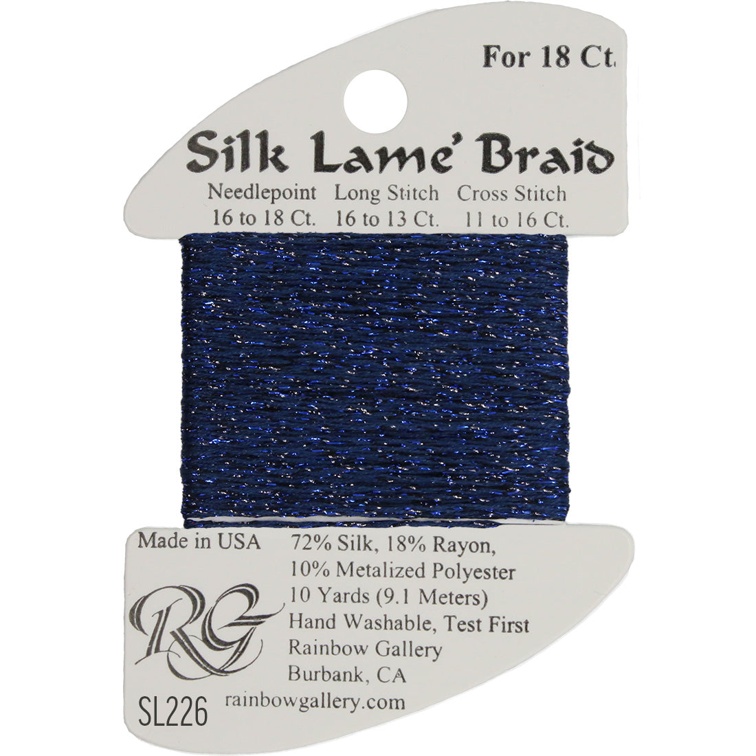 Silk Lame Braid 18 ct., Group 3