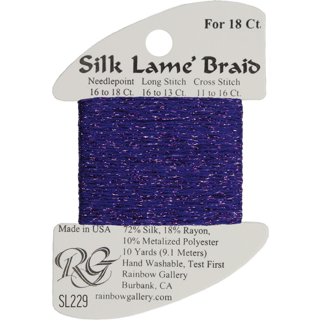 Silk Lame Braid 18 ct., Group 3