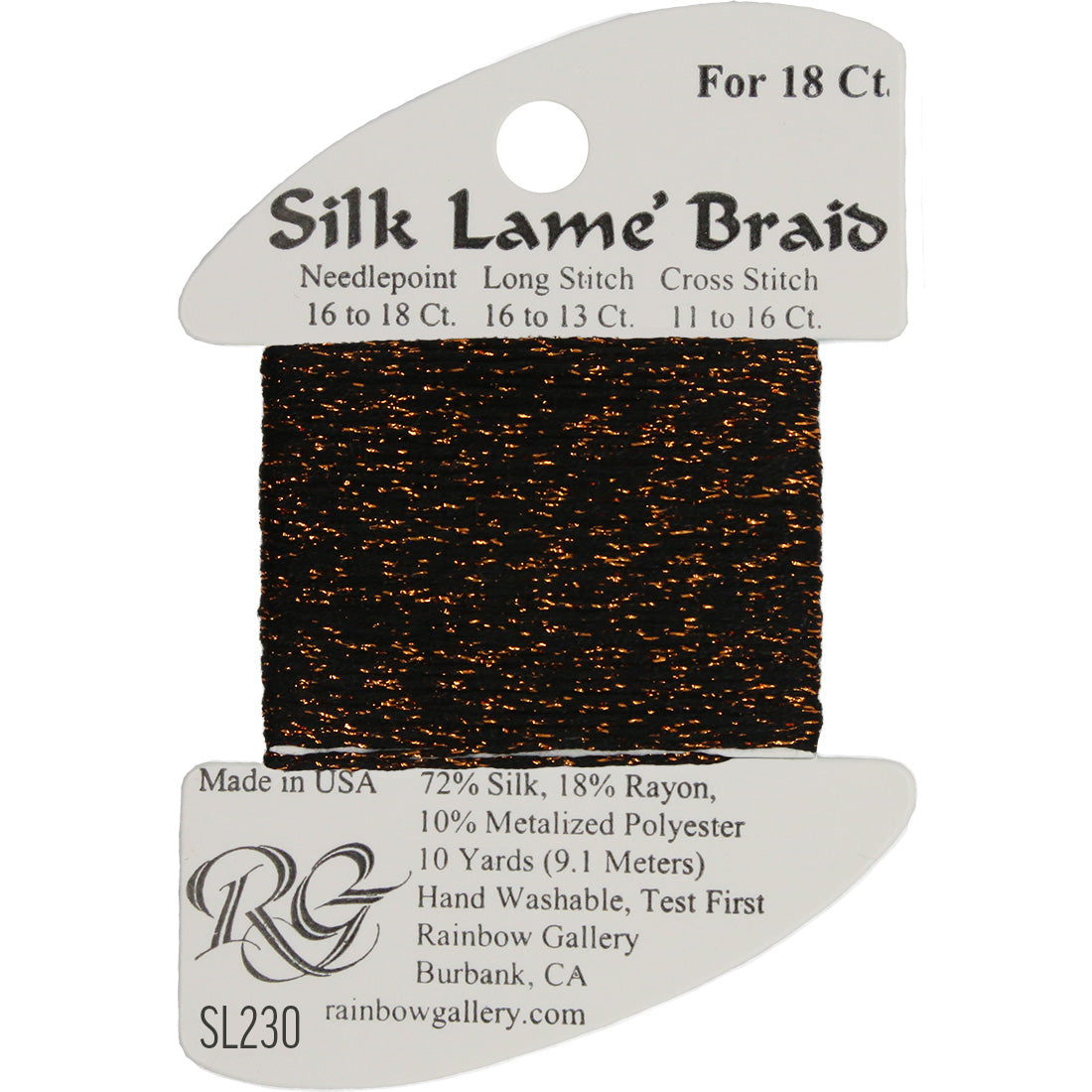 Silk Lame Braid 18 ct., Group 3