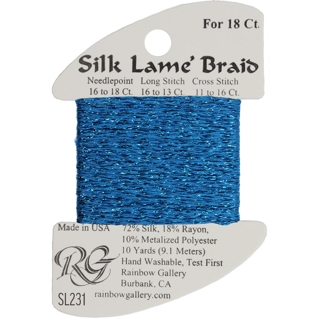 Silk Lame Braid 18 ct., Group 3