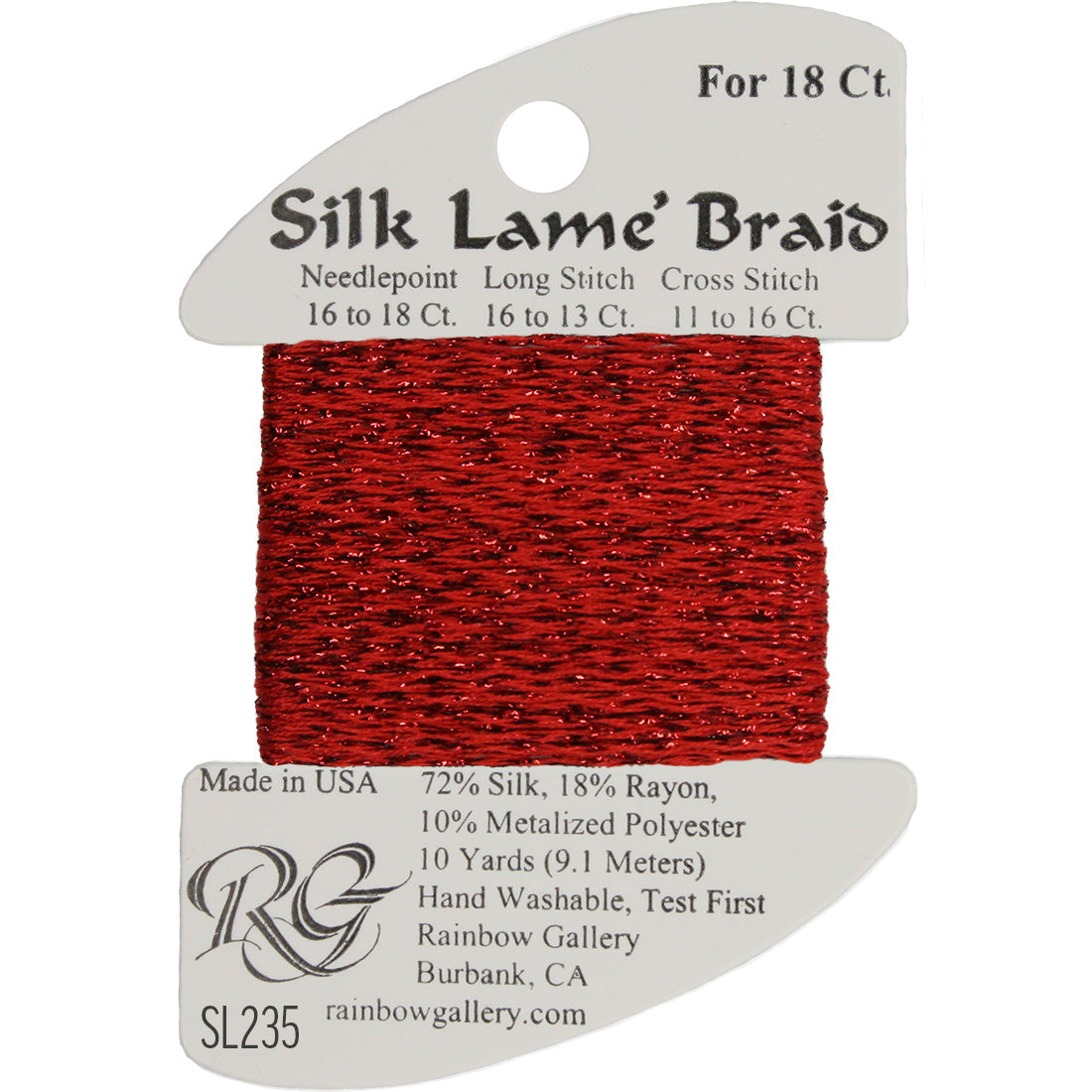 Silk Lame Braid 18 ct., Group 3