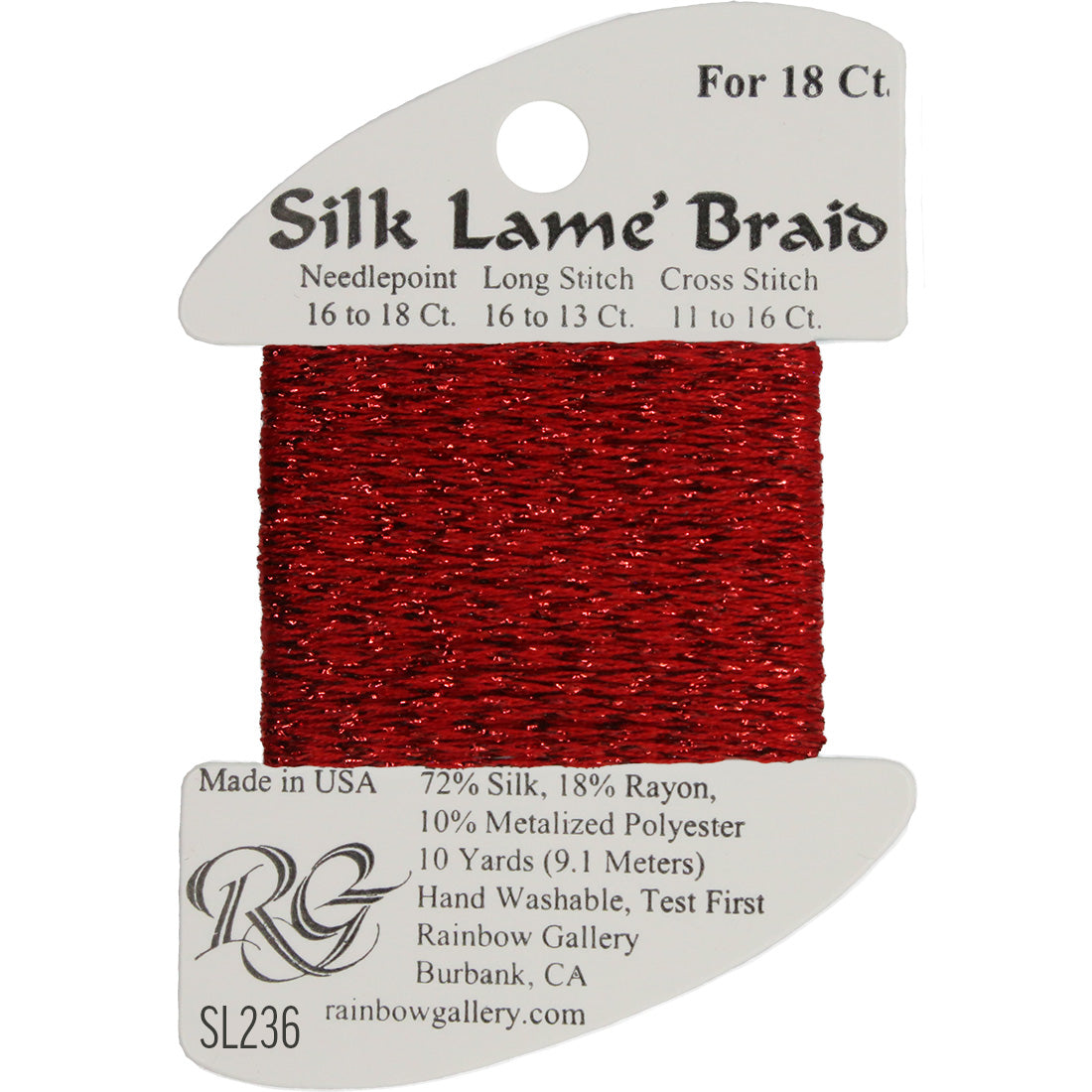 Silk Lame Braid 18 ct., Group 3