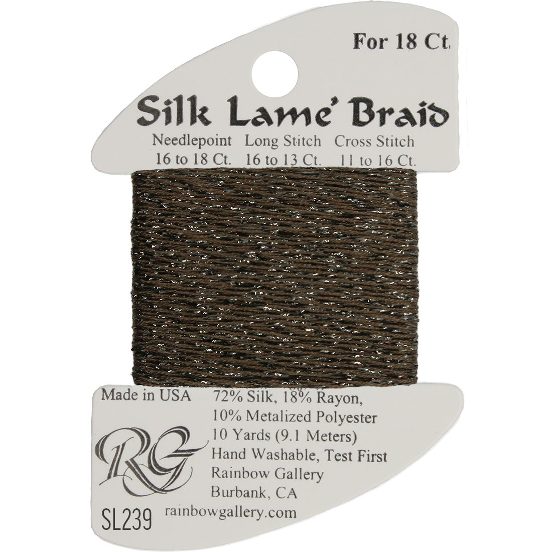Silk Lame Braid 18 ct., Group 3