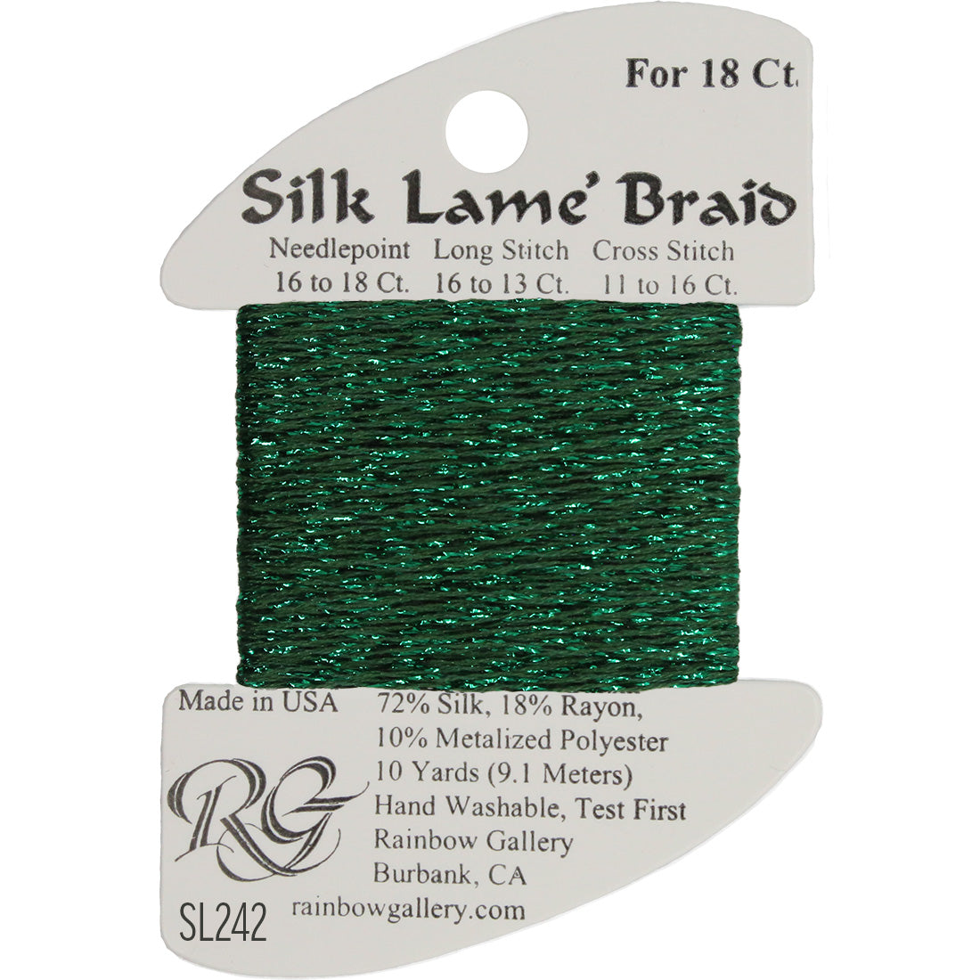 Silk Lame Braid 18 ct., Group 3