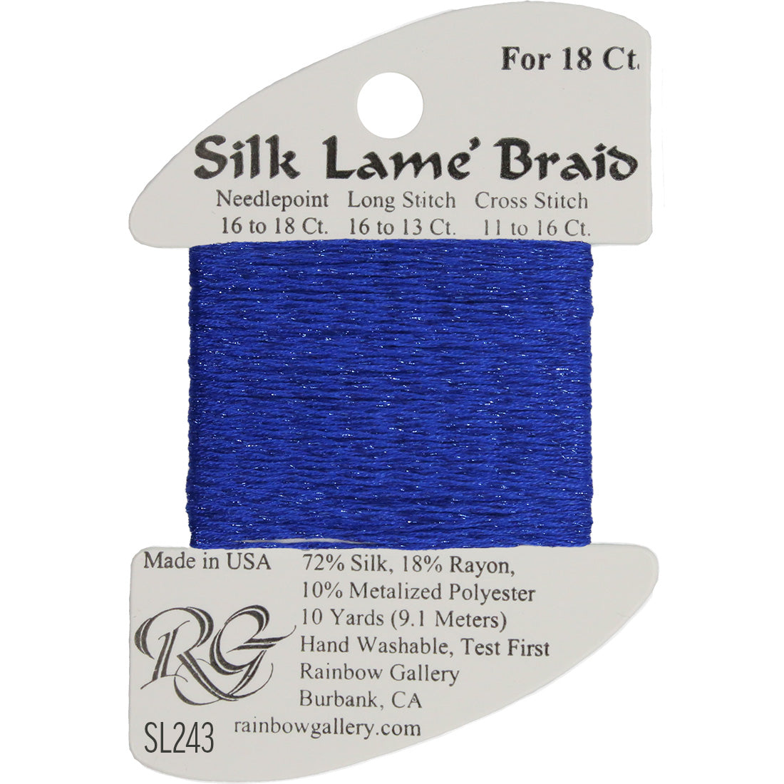 Silk Lame Braid 18 ct., Group 3
