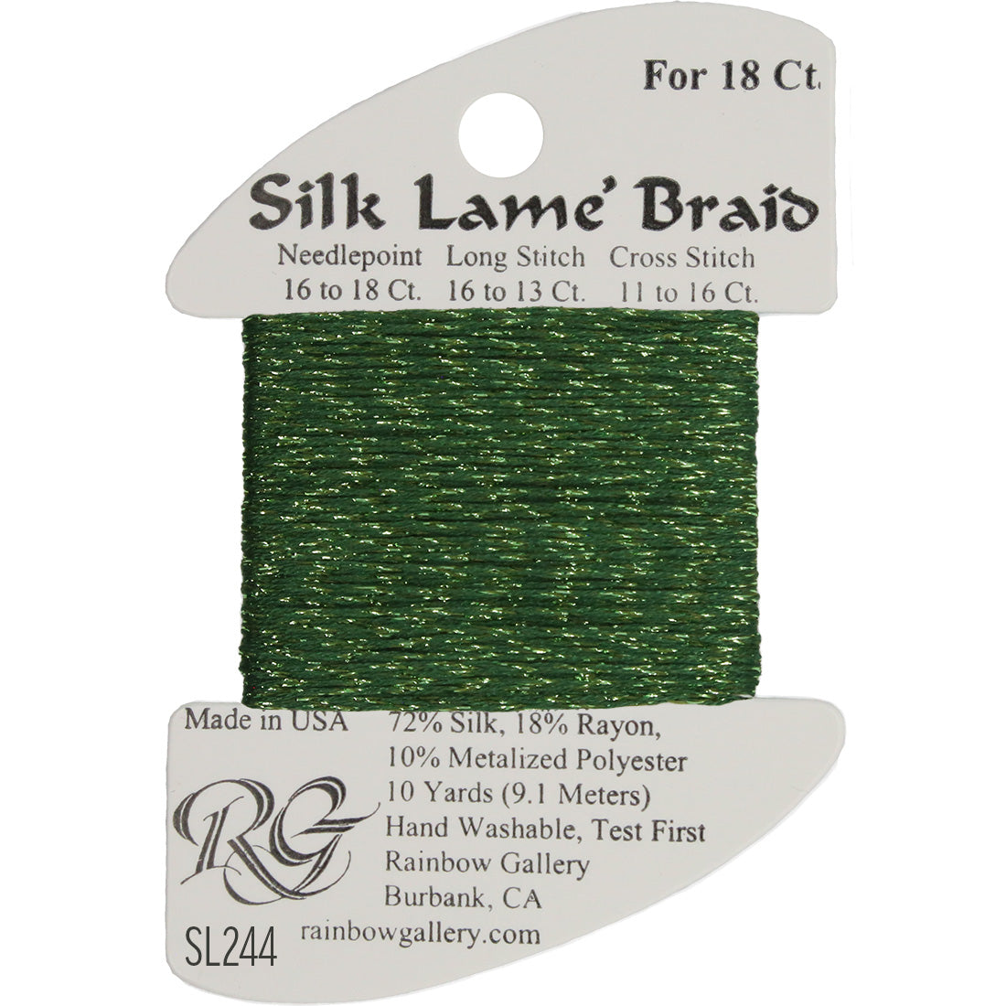 Silk Lame Braid 18 ct., Group 3