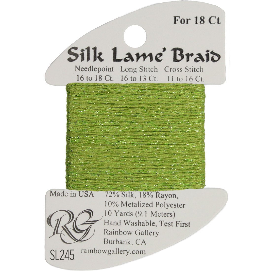 Silk Lame Braid 18 ct., Group 3