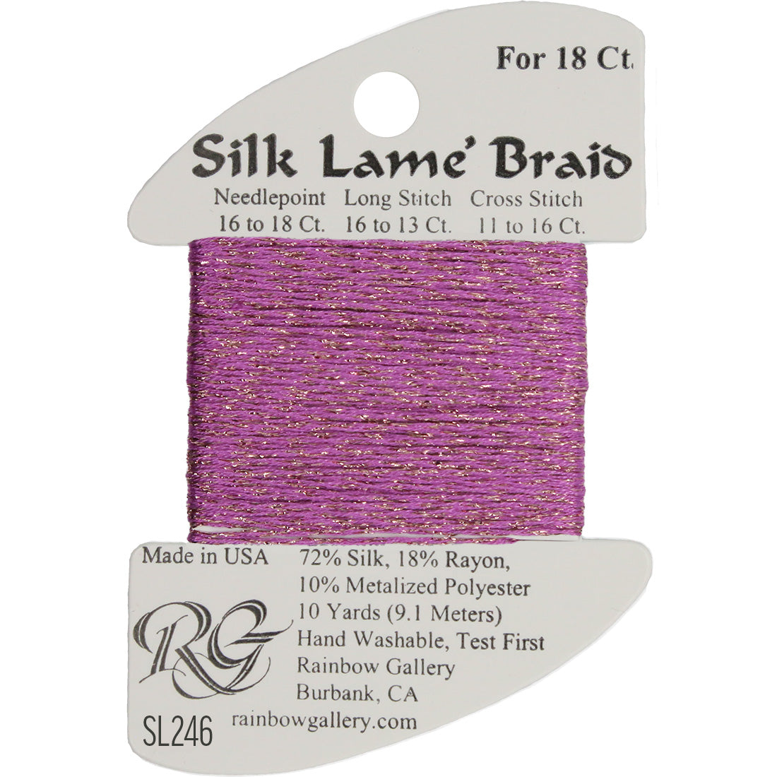 Silk Lame Braid 18 ct., Group 3