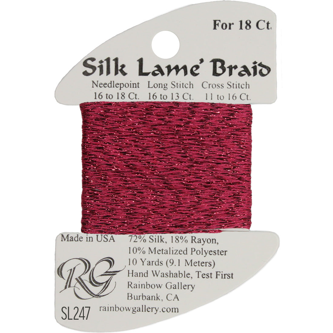 Silk Lame Braid 18 ct., Group 3