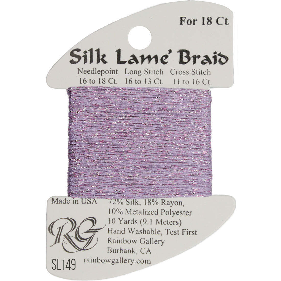 Silk Lame Braid 18 ct., Group 3