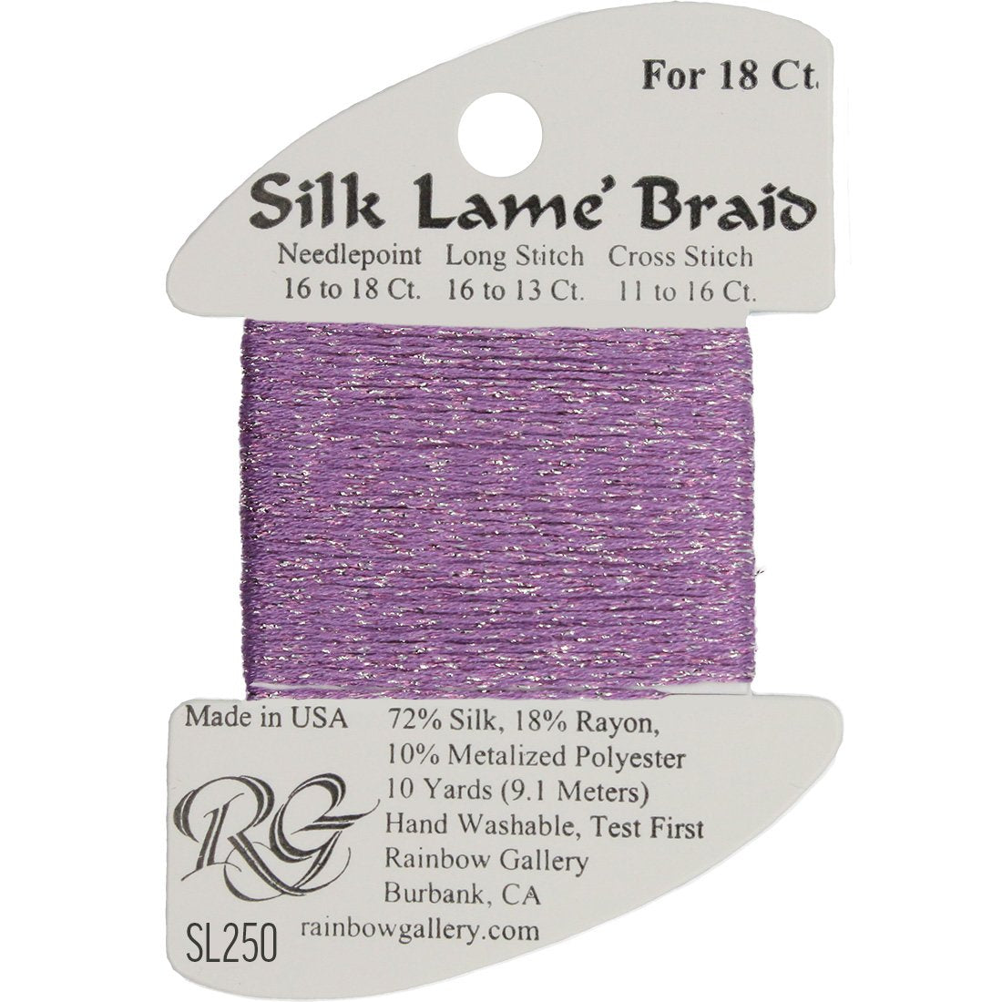 Silk Lame Braid 18 ct., Group 3