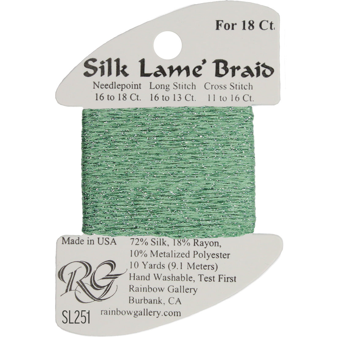 Silk Lame Braid 18 ct., Group 3