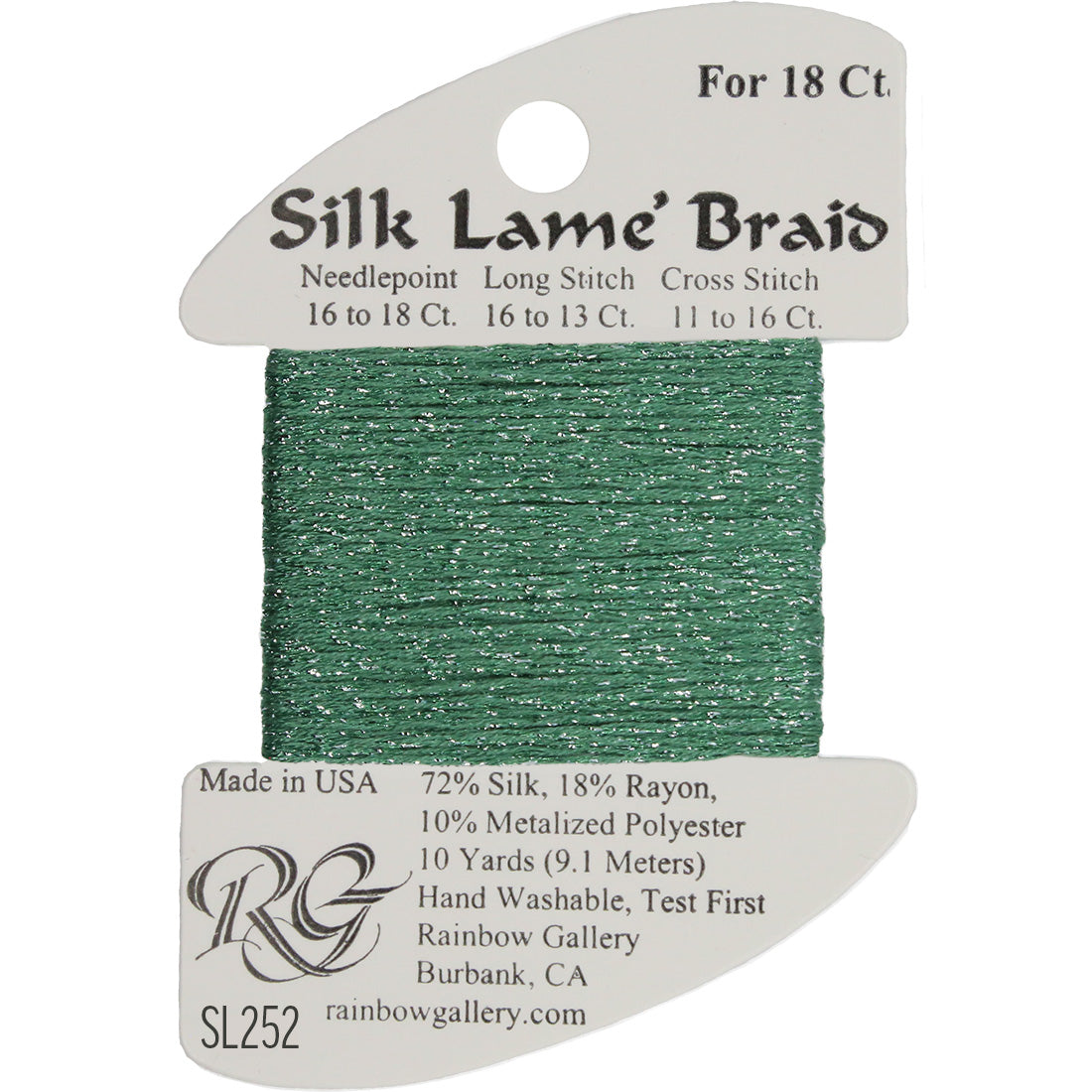 Silk Lame Braid 18 ct., Group 3