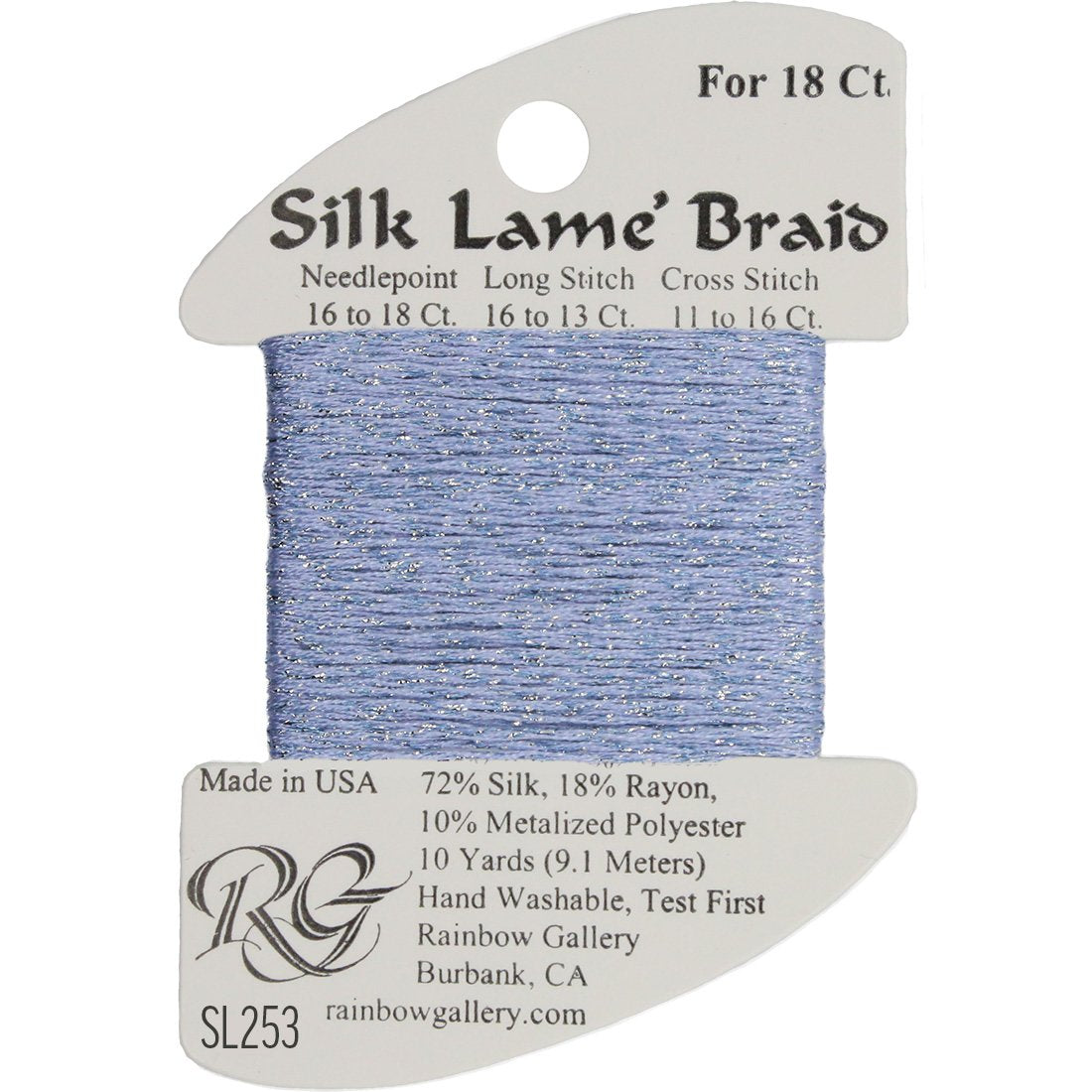 Silk Lame Braid 18 ct., Group 3