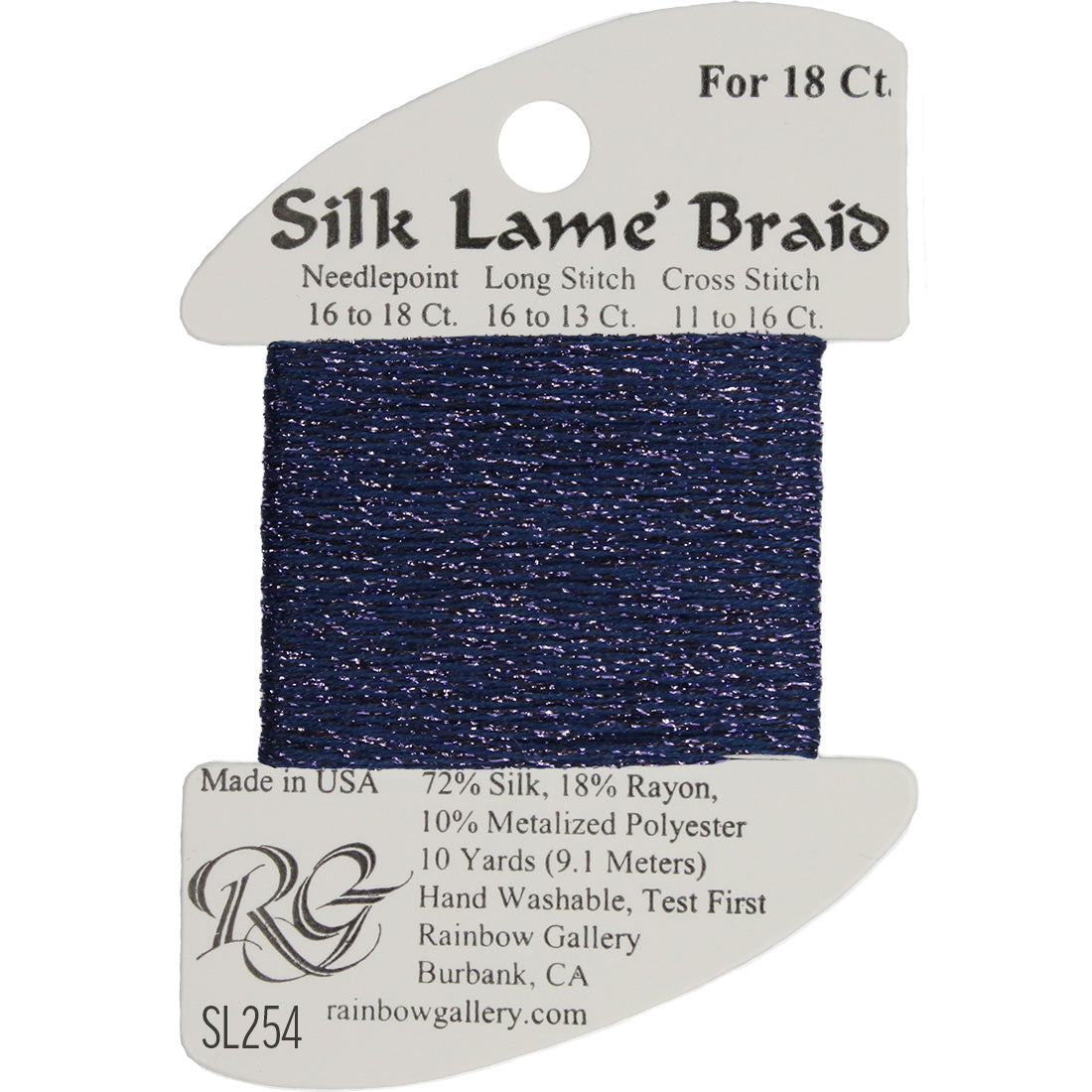 Silk Lame Braid 18 ct., Group 3