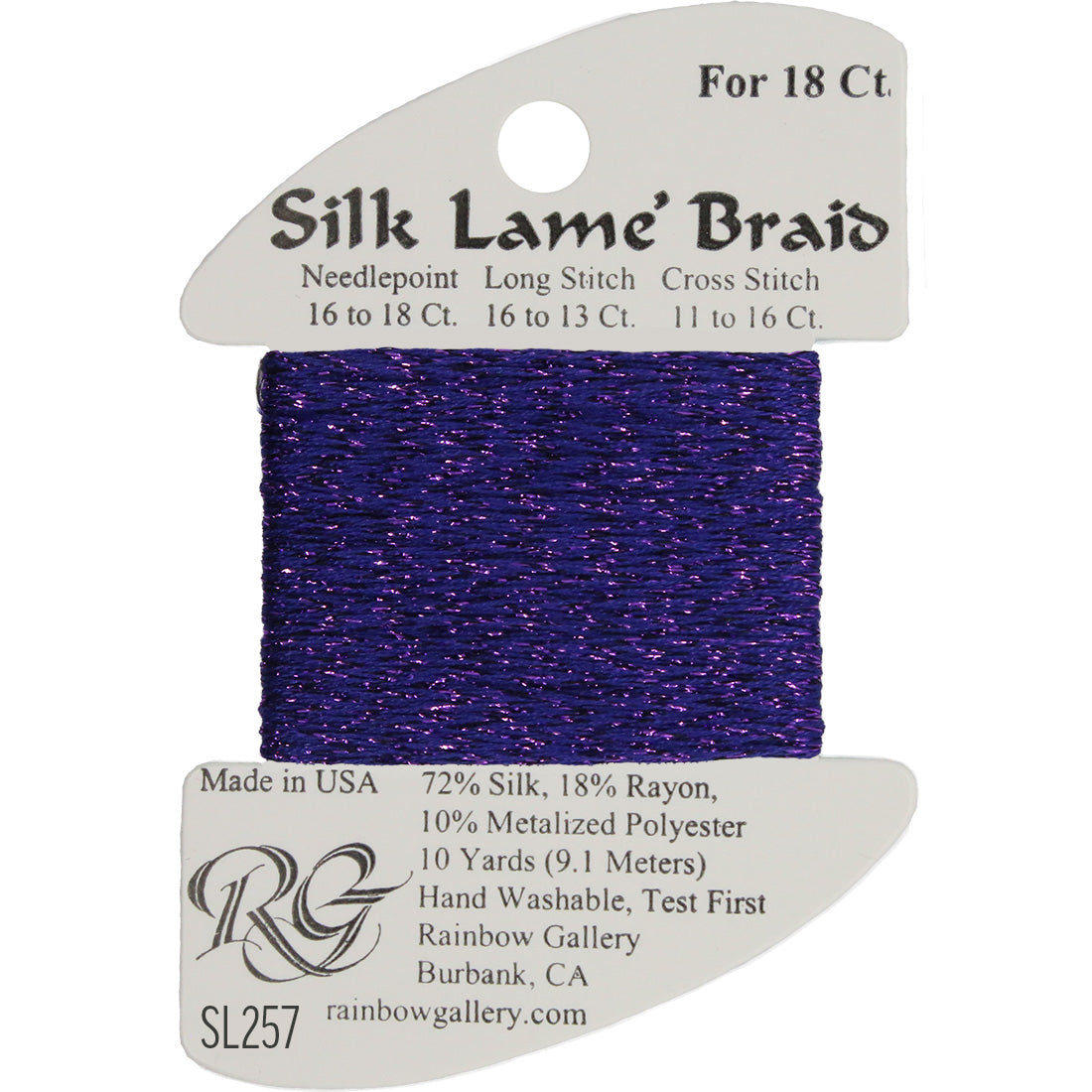 Silk Lame Braid 18 ct., Group 3