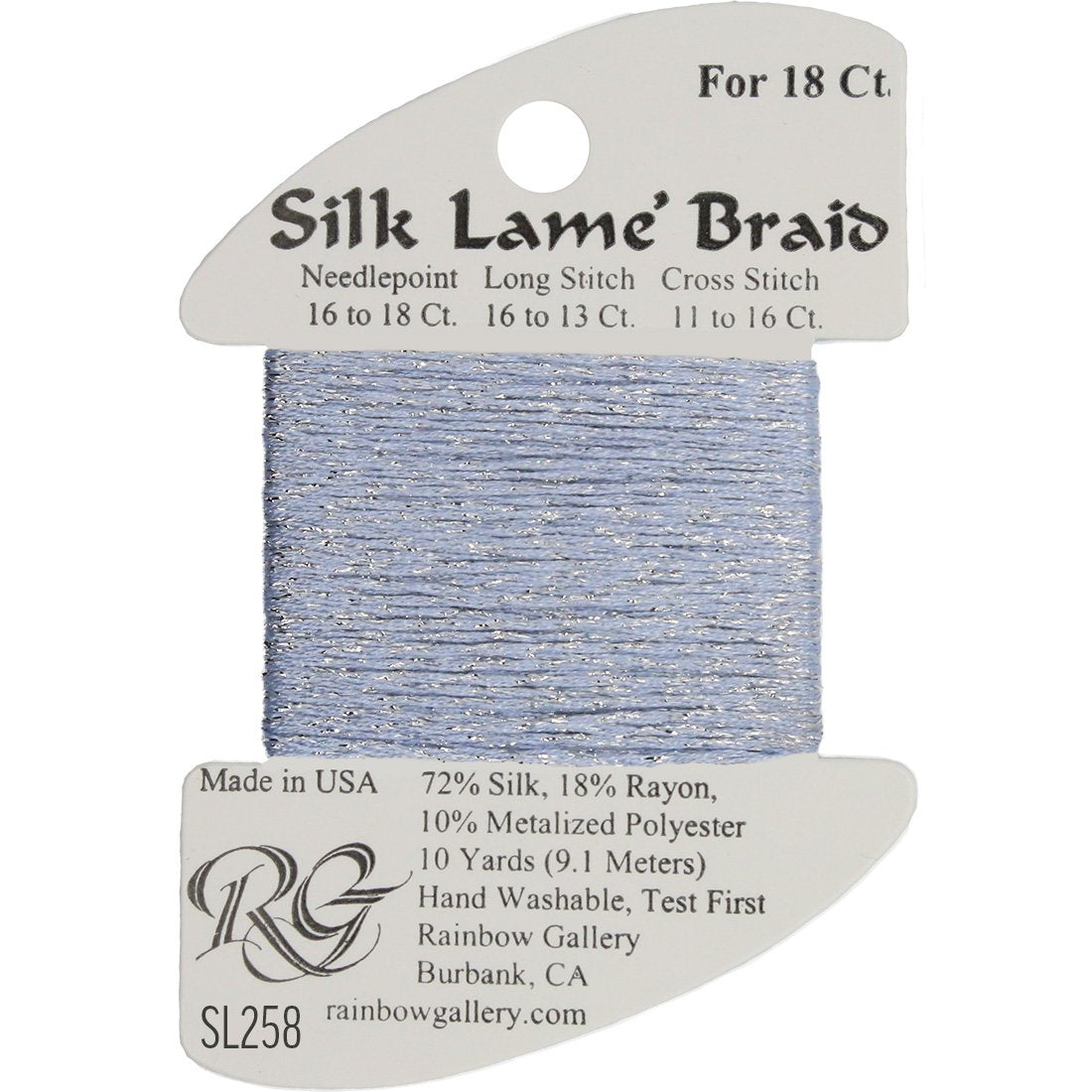 Silk Lame Braid 18 ct., Group 3