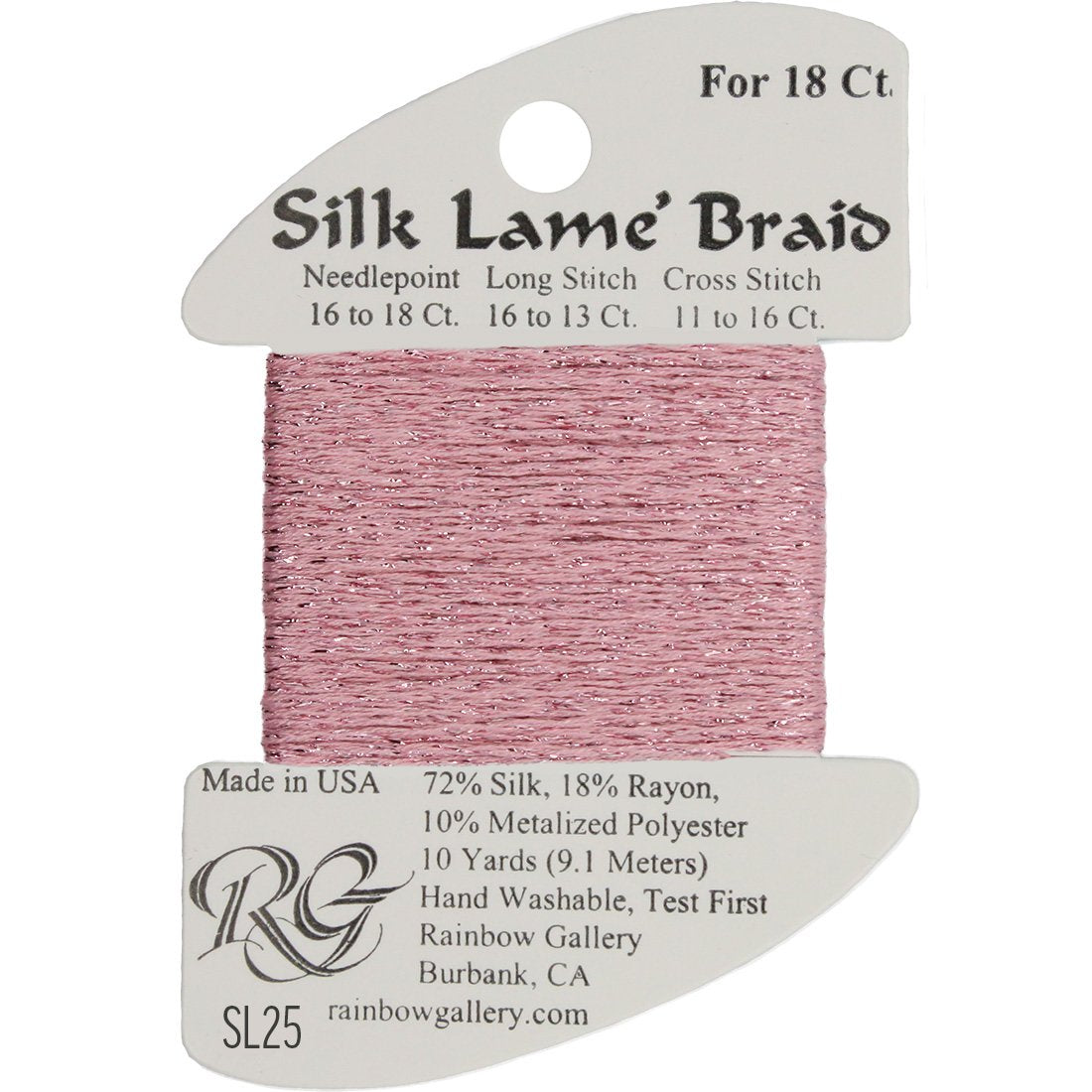 Silk Lame Braid 18 ct.,  Group 1