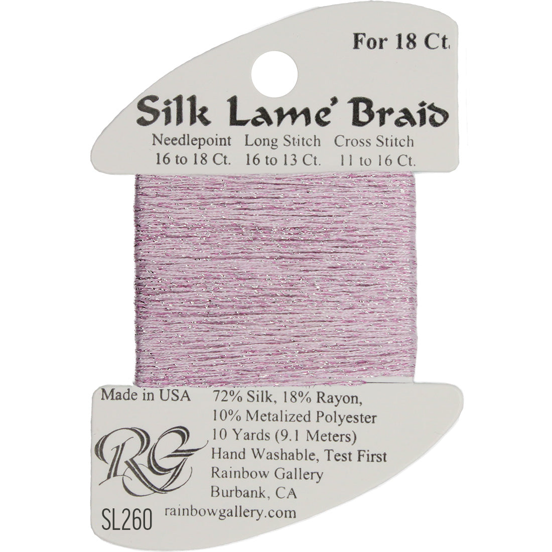 Silk Lame Braid 18 ct., Group 3