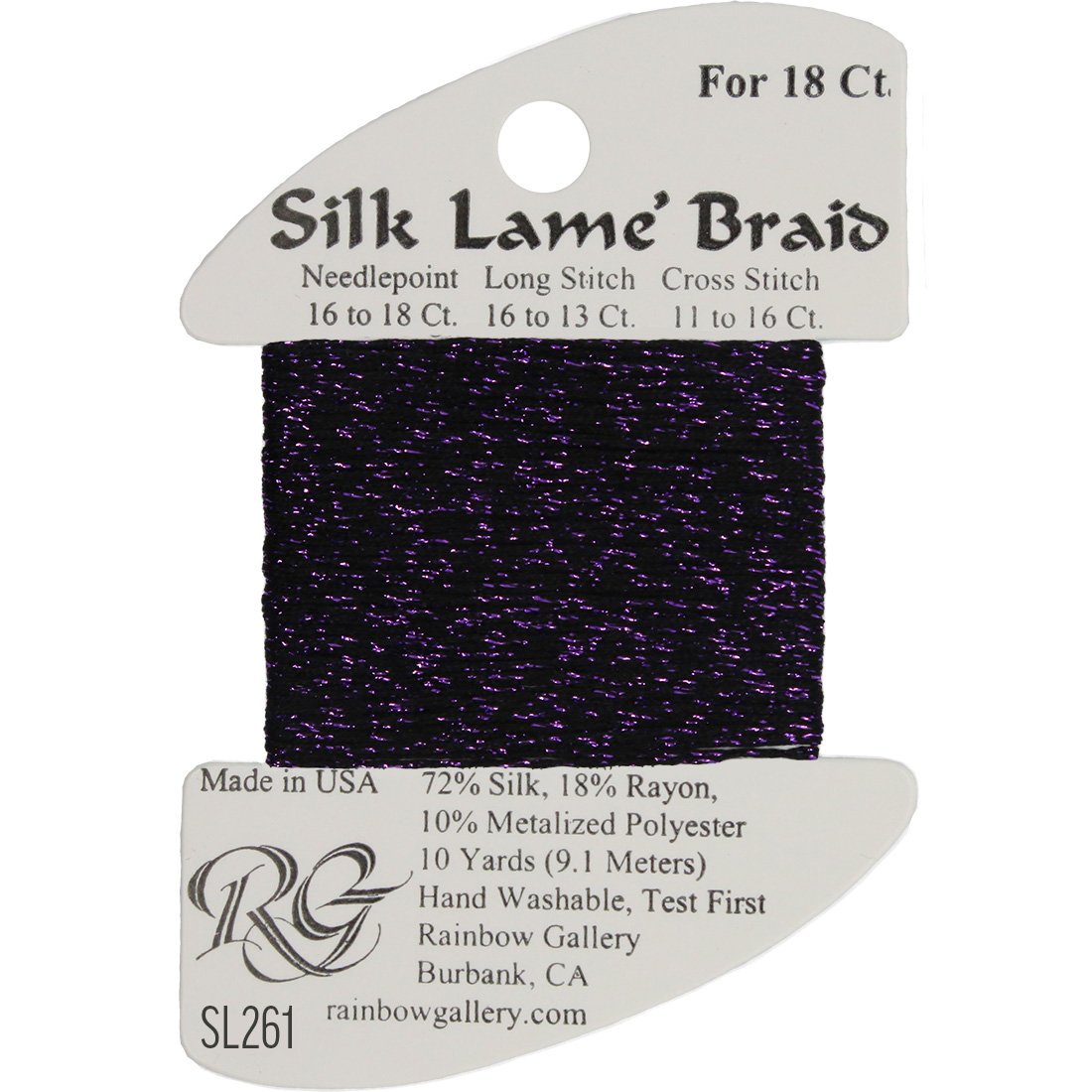 Silk Lame Braid 18 ct., Group 3