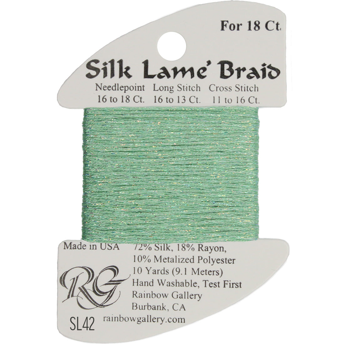 Silk Lame Braid 18 ct.,  Group 1