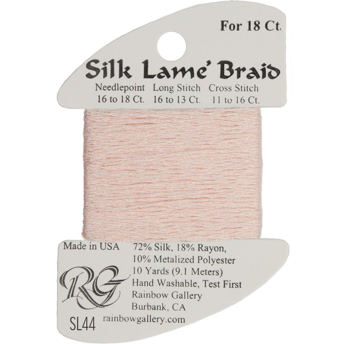 Silk Lame Braid 18 ct.,  Group 1