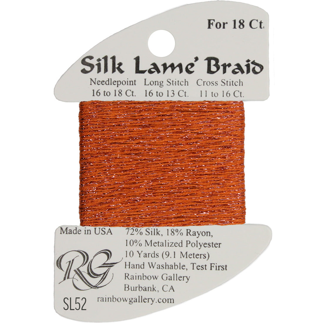 Silk Lame Braid 18 ct.,  Group 1