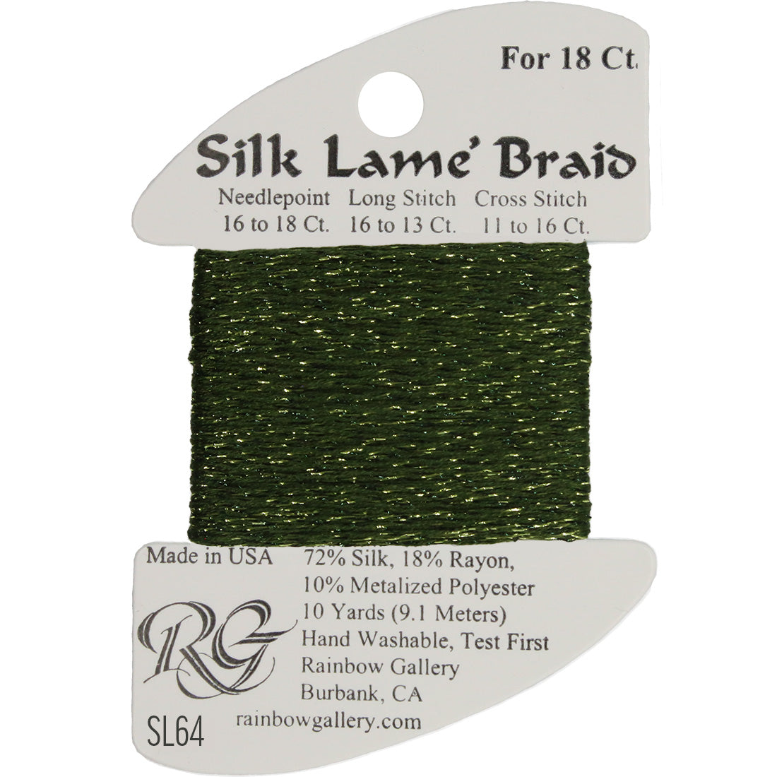 Silk Lame Braid 18 ct.,  Group 1