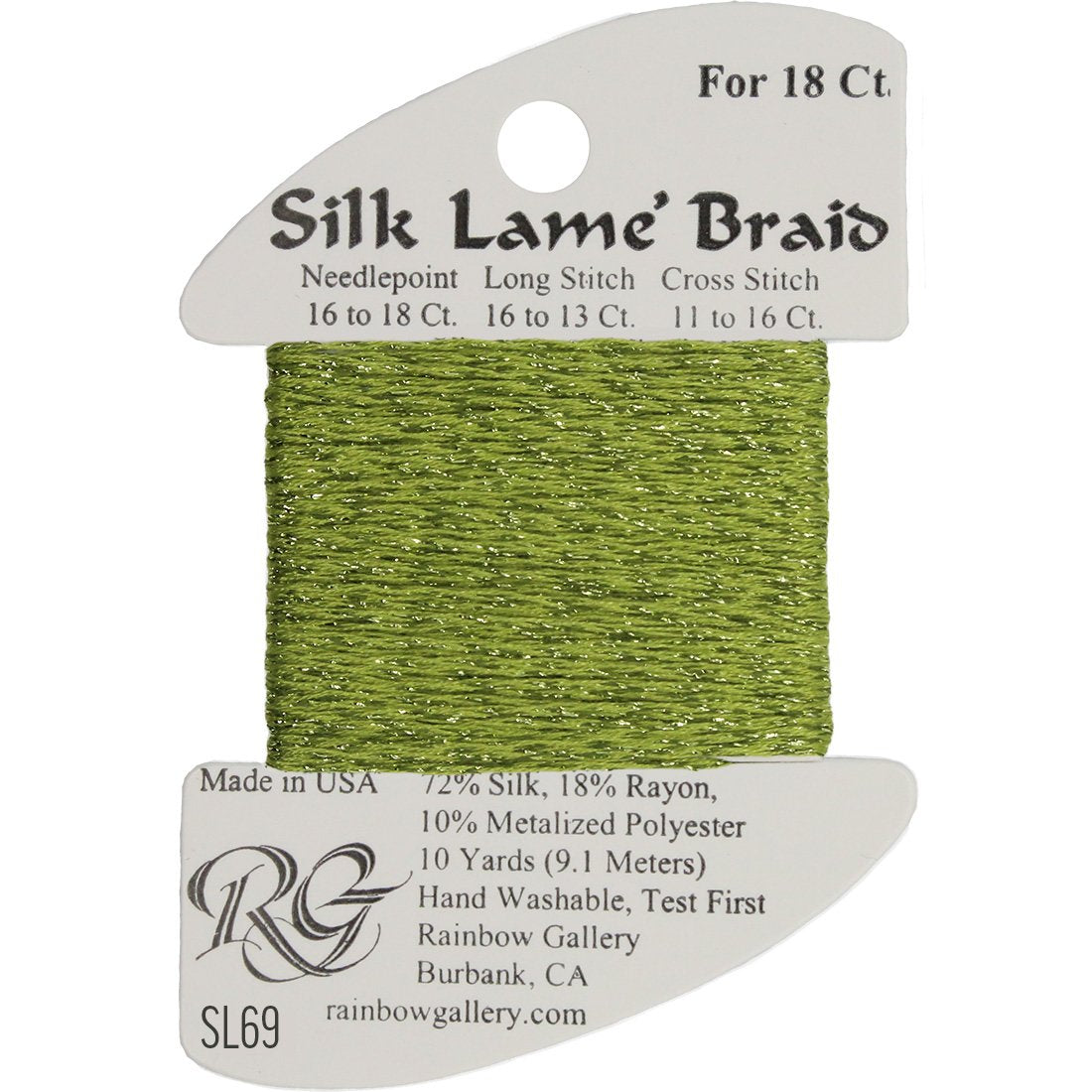 Silk Lame Braid 18 ct.,  Group 1