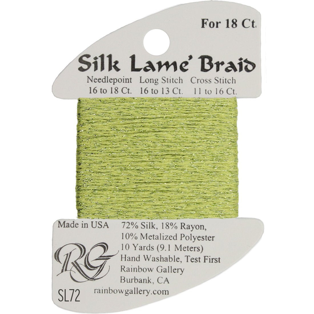 Silk Lame Braid 18 ct.,  Group 1
