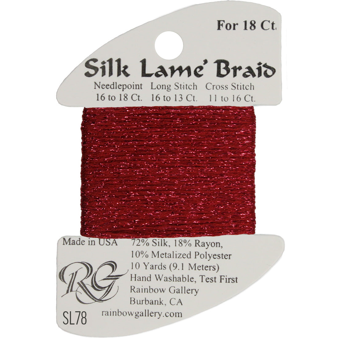 Silk Lame Braid 18 ct.,  Group 1