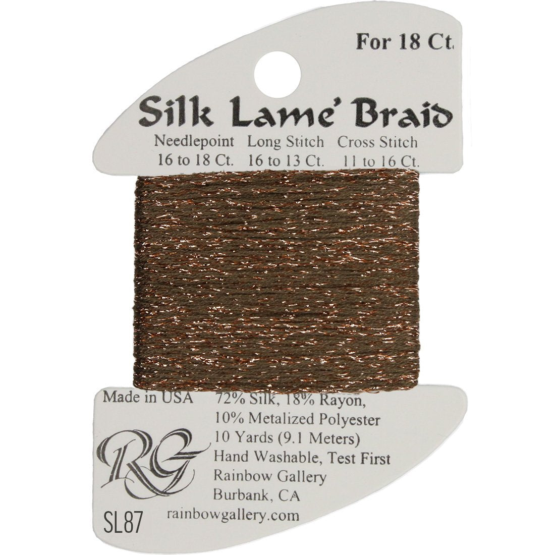 Silk Lame Braid 18 ct.,  Group 1