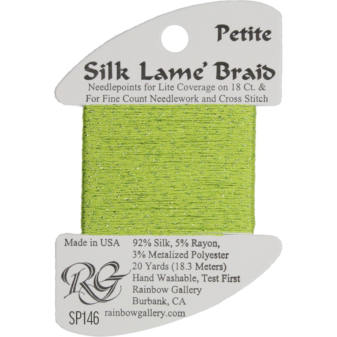 Petite Silk Lame Braid,  Group 2