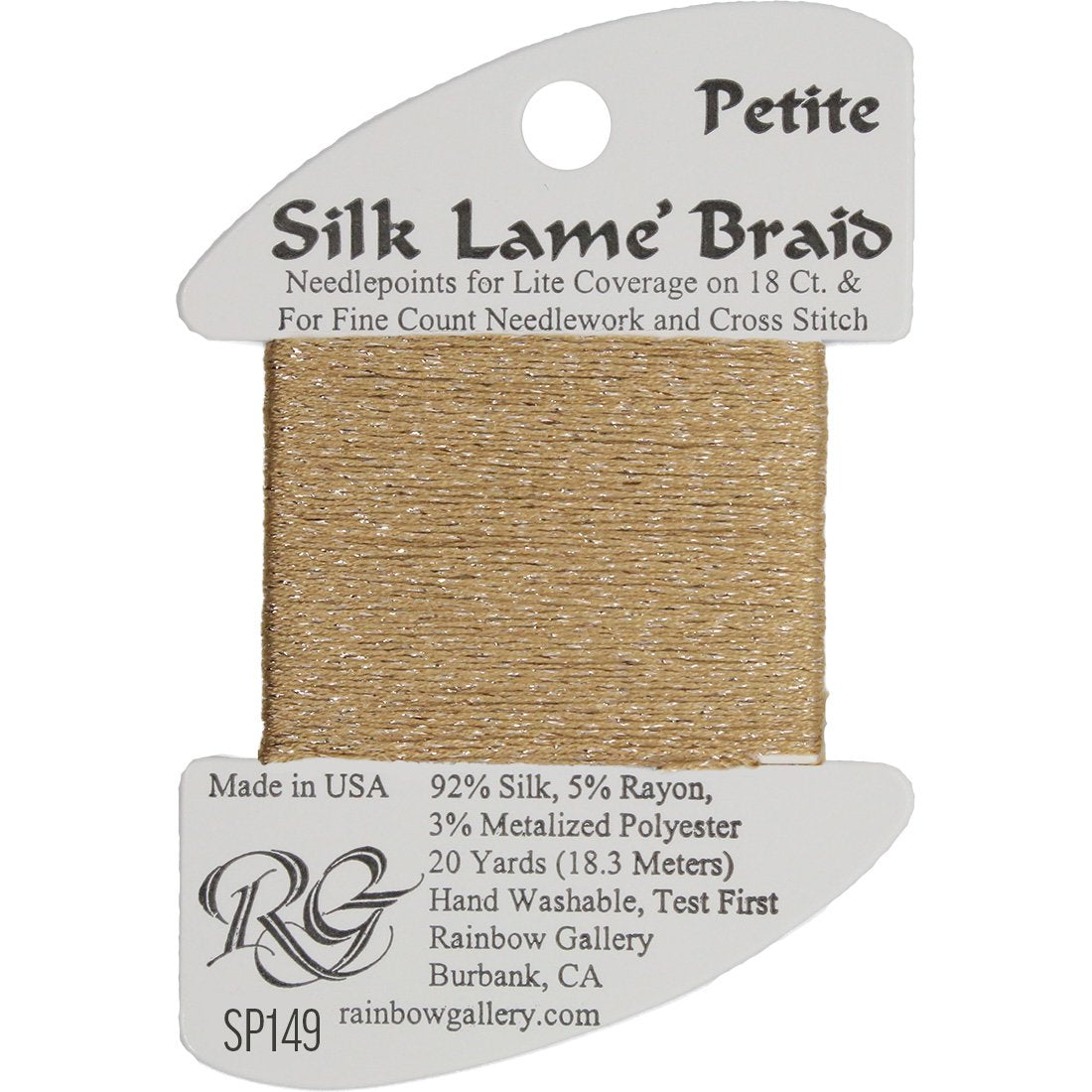 Petite Silk Lame Braid,  Group 2