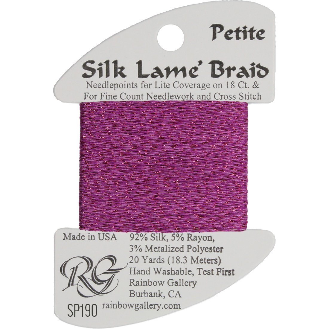 Petite Silk Lame Braid,  Group 2